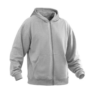 Худі на застібці з капюшоном Oversize. Сірий