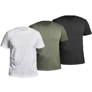 Комплект футболок Tactical Comfort Tee. Чорний, Олива, Білий 3шт