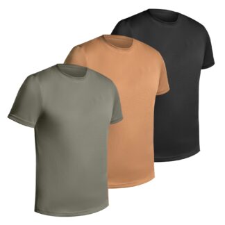 Комплект футболок Coolmax Tactical air Tee. Олива, Койот, Чорний 3шт